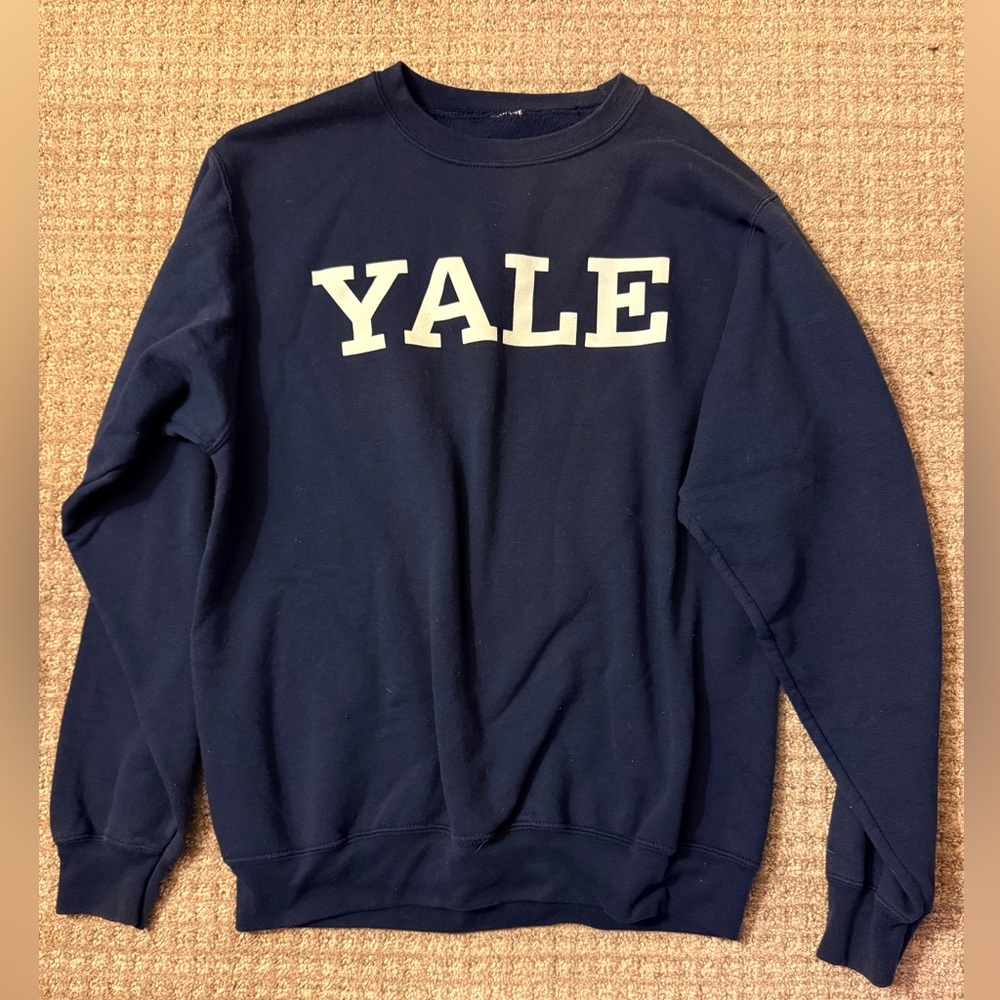 Vintage Navy Blue Yale Sweatshirt